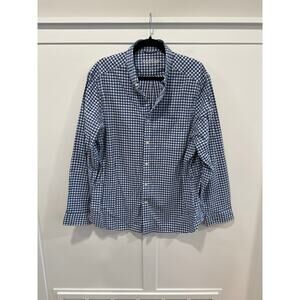 Vineyard Vines On The Go Long Sleeve Gingham Check Button Down Shirt Size L